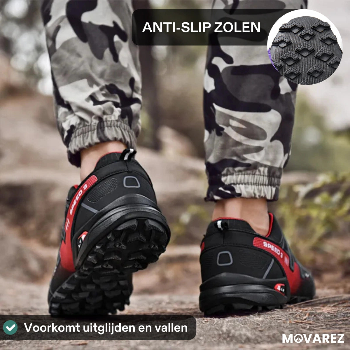 Stravia Donker - Orthopedische Pijnverlichtende Wandelschoenen (Unisex)