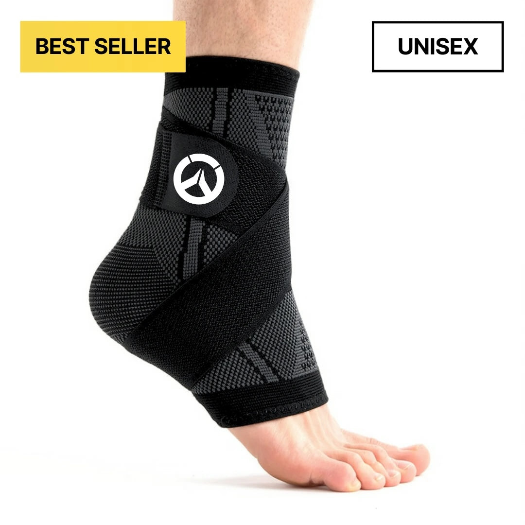 Voet Sleeve - Compressie Brace met Steunbanden