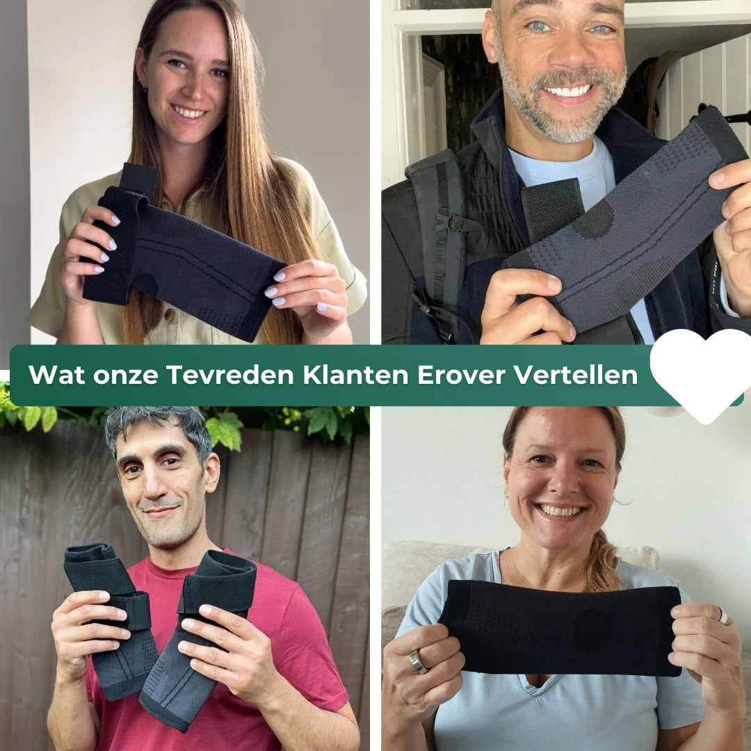 Voet Sleeve - Compressie Brace met Steunbanden