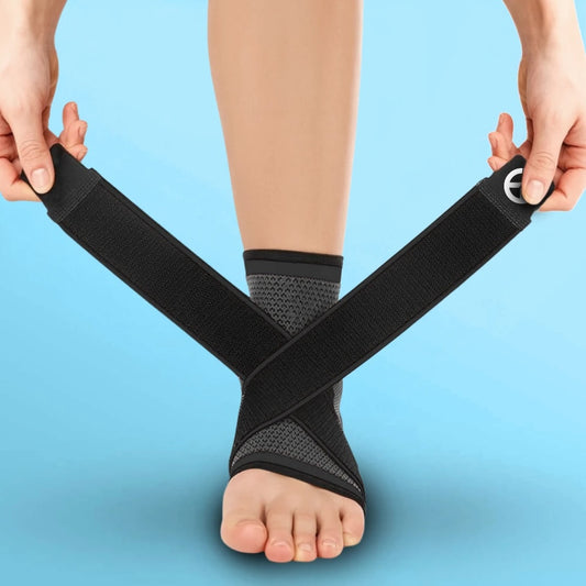 Voet Sleeve - Compressie Brace met Steunbanden