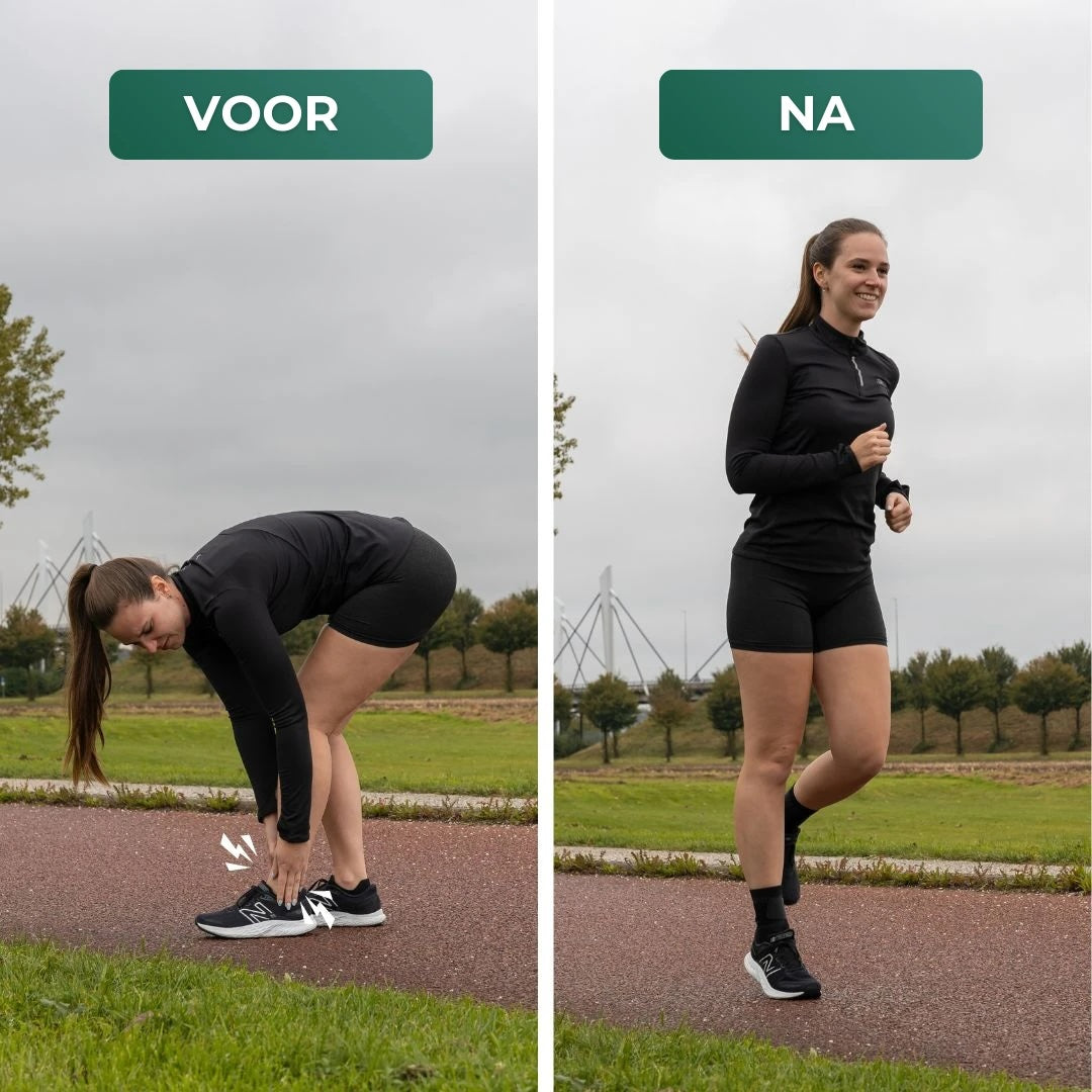 Voet Sleeve - Compressie Brace met Steunbanden